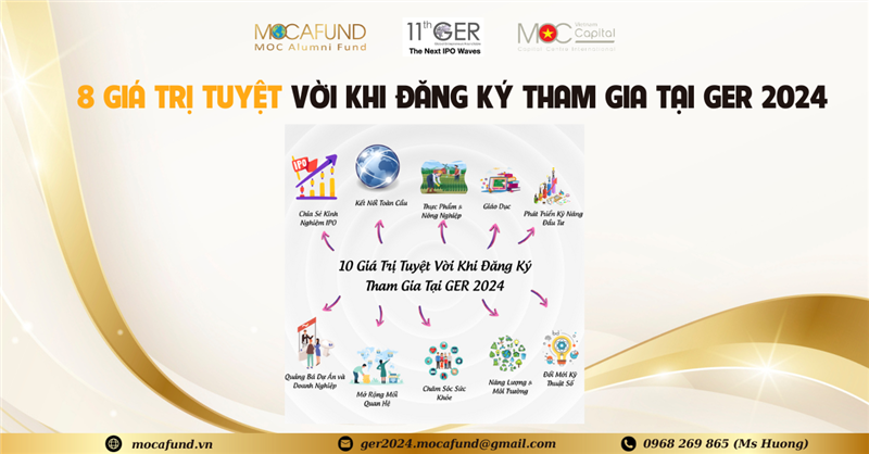 8 GIÁ TRỊ TUYỆT VỜI KHI ĐĂNG KÝ THAM GIA "HỘI NGHỊ BÀN TRÒN DOANH NHÂN TOÀN CẦU LẦN THỨ 11 - NHỮNG LÀN SÓNG IPO KẾ TIẾP"