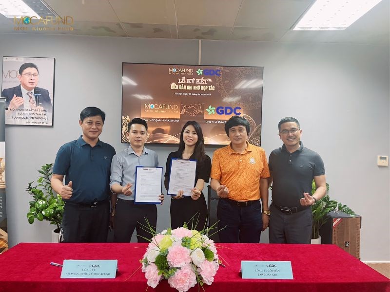 MOCAFUND KÝ KẾT BIÊN BẢN GHI NHỚ HỢP TÁC CÙNG S M LỘC HOÀNG AN VÀ GDC GROUP