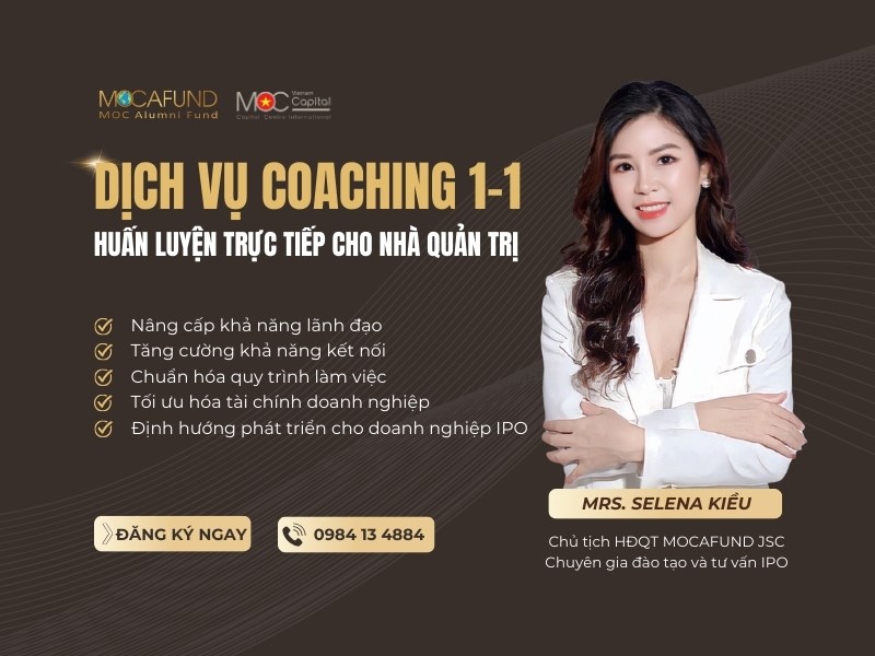 Dịch vụ coaching 1-1 dành cho nhà quản trị