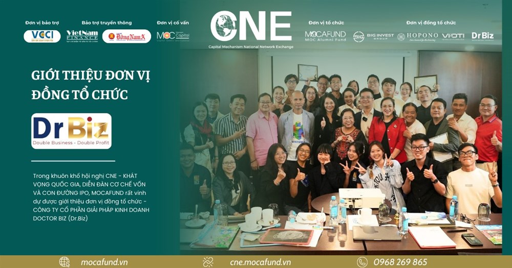 GIỚI THIỆU ĐƠN VỊ ĐỒNG TỔ CHỨC SỰ KIỆN CNE - DR.BIZ