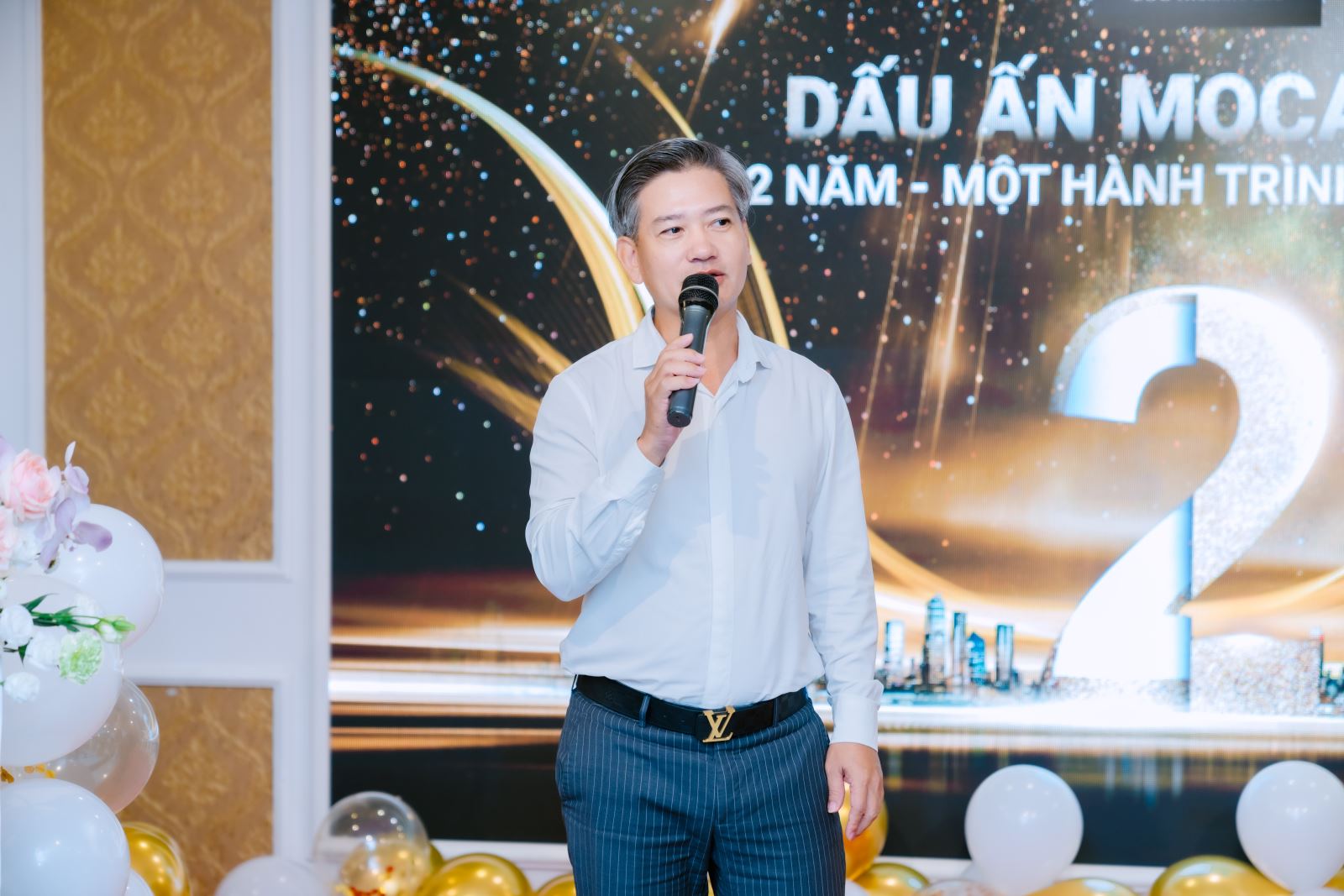 Anh Nguyễn Lương Phương (đại diện Smarttech) gửi lời chúc đến MOCAFUND