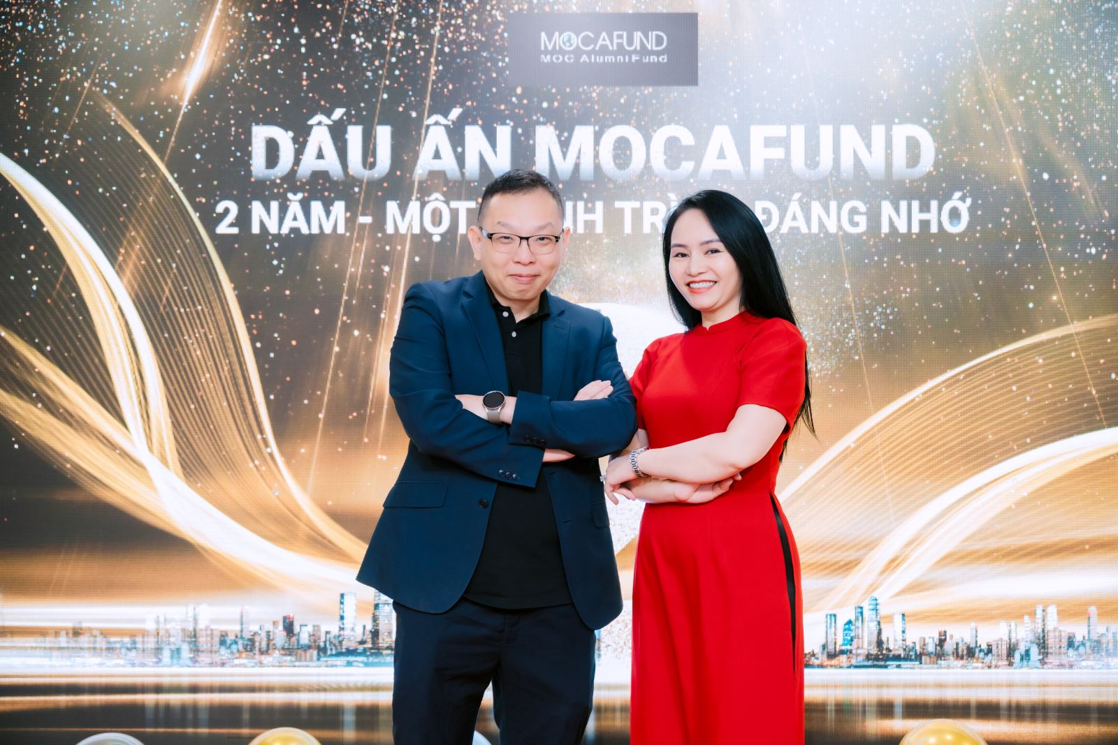 Cố vấn Marcus Leng cùng Phó chủ tịch Bế Thị Minh Tuyết 