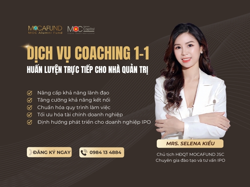 Dịch vụ coaching 1-1 của MOCAFUND